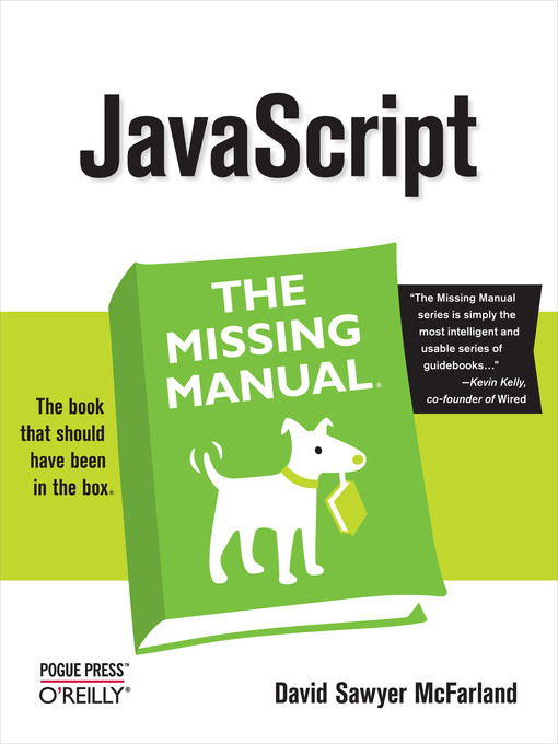 Title details for JavaScript:  the Missing Manual by David Sawyer McFarland - Available